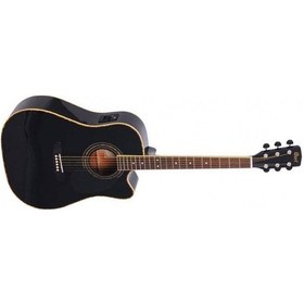 Resim Cort Ad880Cebk Siyah Elektro Akustik Gitar 