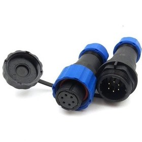 Resim Sd16 6 Pin 16Mm Su Geçirmez Konnektör Takımı 