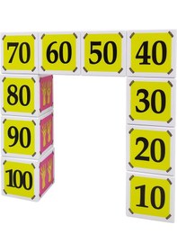 Resim Küpss Manyetik Bloklar Sayılar 10 Küp 