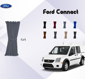 Resim Ford Connect Raylı Set perde - Gri 