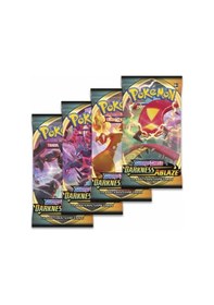 Resim Pokemon Oyun Kartı Tcg Sword&shield Darkness Ablaze Lisanssız Booster Pack - 1 Paket 10 Kart 