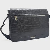 Resim Kanuga Ysm1587 Siyah Kroko Unisex Ysm18y Çapraz Çanta Siyah Kroko Siyah 