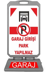 Resim Burada Reklam Jumbo Reklam Park Dubası Garaj Girişi Park Yapılmaz 55x115 cm a Plastik 