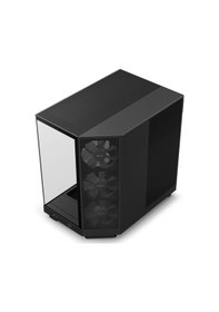 Resim Nzxt H6 Flow CC-H61FB-R1 RGB 3 x 120 MM Atx Oyuncu Kasası Siyah 