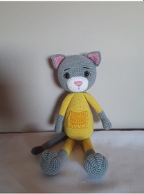 Resim Amigurumi Cepli Kedi 