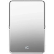 Resim Wiwu Dijital LED Göstergeli Standlı Kablosuz Yapay Zeka Özellikli Powerbank 5000MAH 15W Gümüş WI-P034 