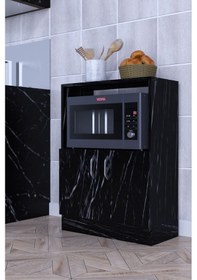 Resim Roma Mikrodalga Fırın Mutfak Erzak Kiler Dolabı 