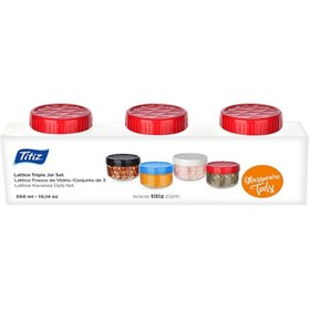 Resim Titiz 300 Ml Üçlü Kavanoz Seti (0262-05-158-99-000173) 