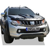 Resim Mitsubishi L200 Dragon Ön Kaput Rüzgarlığı - Koruyucu 3 Parça 2015-2019 Arası 