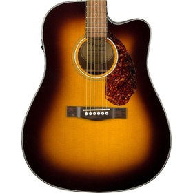Resim Fender CD-140SCE Elektro Akustik Gitar - Sunburst / Walnut 