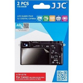 Resim JJC LCP-G7X LCD Ekran Koruyucu Film 2'li Paket (Canon G9X II, G7X II, EOS M6, EOS M50, EOS M100, G1X III) 