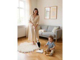 Resim Eragon ERG-920 Steam Mop Buharlı Temizleyici Paspas Çok Fonksiyonlu Buharlı Temizlik Makinesi 