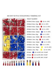 Resim YATE10 280 Parça Kutulu Metal Izolasyonlu Terminal Seti 