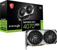 Resim GeForce RTX 4070 SUPER Ventus 2X OC 12GB GDDR6X 192 Bit DLSS 3 Ekran kartı MSI