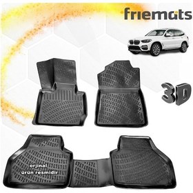 Resim Bmw X3 3D Paspas Havuzlu Siyah 2011 Sonrası 4 Prç N11.16426 