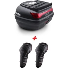 Resim Wogen WG41 Premium Arka Çanta 41 Litre (Siyah) + Karbon Dizlik He 