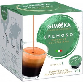 Resim Gimoka DG Cremoso kahve kapsülleri 16 adet. 