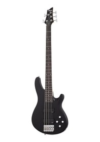 Resim Schecter C-5 Deluxe 5 Telli Bas Gitar Satin Black 