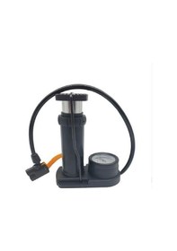 Resim Xbyc 9022 Göstergeli Mini El Ve Ayak Şişirmeli Bisiklet Pompası Yüksek Basınçlı Pompa 