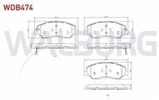 Resim SSANGYONG ACTYON 11- ÖN FREN BALATA (WALBURG) 