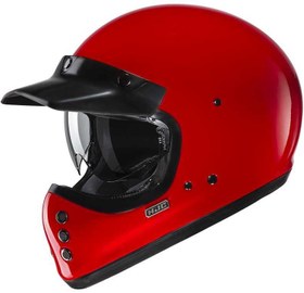 Resim HJC V60 KASK KOYU KIRMIZI MOTOSİKLET KASK 