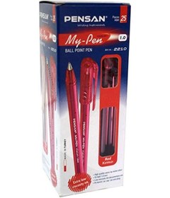 Resim Pensan Tükenmez Kalem My-Pen 1.0 Kırmızı 2210 25Li N11.22666 
