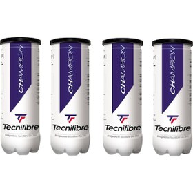 Resim Tecnifibre Champion 3'lü 4 Kutu Tenis Topu 