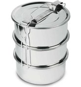 Resim Genel Markalar 3 Katlı Çelik Yemek Taşıma Kabı, Sefer Tası 