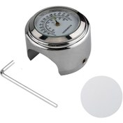 Resim Ximistore9 Su Spor Bisiklet Ve Motosiklet İçin 22-25.4mm Su Geçirmez Termometre Saat 