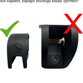 Resim GCP German Car Parts Golf 7 Isofix Kapağı - Golf 7 Çocuk Koltuğu Bağlantı Kapak 5gg187887 