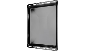 Resim Maggen Ankastre Emaye Fırın Tepsisi 46,5X37,0X2CM Bosch Siemens Beko Arçelik Vestel Profilo Uyumlu Siyah Renk 