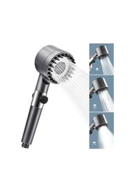 Resim İnura Global 3 Kademeli Turbo Basınçlı Masaj Başlıklı Silikon Fırçalı Duş Başlığı - Yüksek Basınçlı Su Tasarruflu Duş Başlığı Diğer 