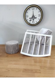 Resim NOSSO HOME Emzirme Koltuğu Sallanan Koltuk Tv Koltuğu ( Mamma Bukle Teddy ) 