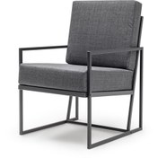 Resim Gaga Mobilya Ev Ofis Büro Bahçe Teras Kanepe Koltuk Berjer (ANTRASİT) 