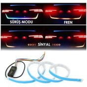 Resim Bagaj Altı Kayan Led Kayar Led 120Cm Çok Fonksiyonlu Bagaj Ledi 