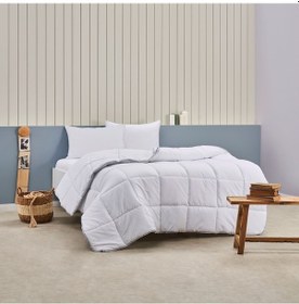 Resim Taç Relax Elyaf Yorgan-Beyaz 