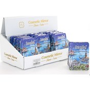 Resim Larimar Taşlı İstanbul Tasarımı El Aynası İnce Model 7 - 9013048388017lmr 