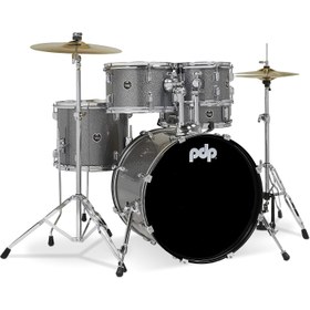 Resim PDP Drums Centerstage 20'' 5-Parça Akustik Davul Seti (Silver Sparkle) 