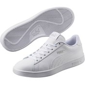 Resim Puma Smash 3.0 L Erkek Sneaker Ayakkabı Beyaz 40-45 001 Puma