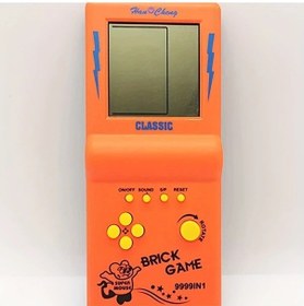 Resim Techbloom Nostaljik Oyun Konsolu Retro El Konsolu Orange Genis Ekran Pil İle Calisan Zeka Oyunlari Ve Egitsel Oyunlar Saglam Plastik Tasarim 