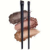 Resim Bıçak Fırça Eyeliner Fırçası Makyaj Fırçası Eğimli Düz Başlıklı Kaş Fırçası Göz Farı Fırçası Tarak Fırçası Düz Fırça 