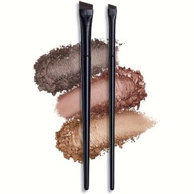 Resim Bıçak Fırça Eyeliner Fırçası Makyaj Fırçası Eğimli Düz Başlıklı Kaş Fırçası Göz Farı Fırçası Tarak Fırçası Düz Fırça 