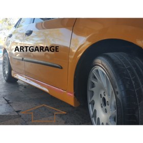 Resim Bodykitartgarage Uyumlu Toyota Corolla 2013-2018 Gt Marşpiyel Takımı-fiberglass-boyasız 