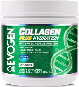 Resim Evogen Collagen Plus Hydration Grass Fed Collagen Skin Joint & Tissue Health Unflavored 