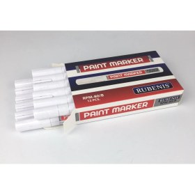Resim Rubenis 12'li Paint Marker Rötuş Kalemi Beyaz 