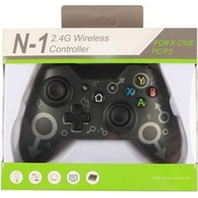 Resim N1 Xbox One Pc Ps3 Kablosuz Gamepad Xb1 Joystick Oyun Kolu 