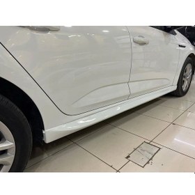 Resim Renault Megane 4 Hb Yan Marşpiyel Seti Mat Siyah Plastik 2 Adet 