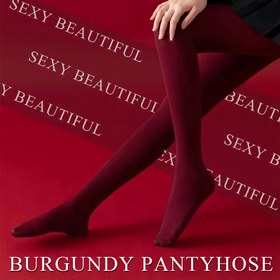 Resim 1 Çift Kadın Bordo Kadife Tayt - Yüksek Esneklik 80D Naylon Karışımı, Kalın & Pürüzsüz Dokulu, Makinede Yıkanabilir Şık Düz Renkli Leggings Günlük Kullanım ve Partiler İçin, Çok Yönlü Modaya Uygun Tasarım, Parti Giyimi, Sofistike Stil 
