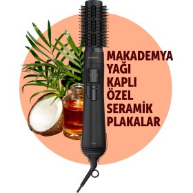 Resim Grundig HS 7080 Saç Düzleştirici 1000W Güç İle Hızlı Isınma ve Pürüzsüzleştirme Özelliği 