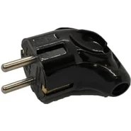 Resim Siyah Monoblok Topraklı Erkek Fiş 